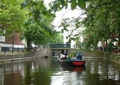 Ooievaart boat trip in The Hague